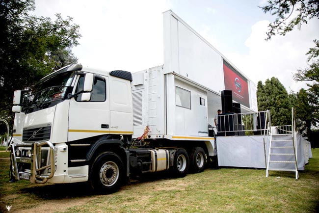Swan Mobile LED Stage Truck Exported to African